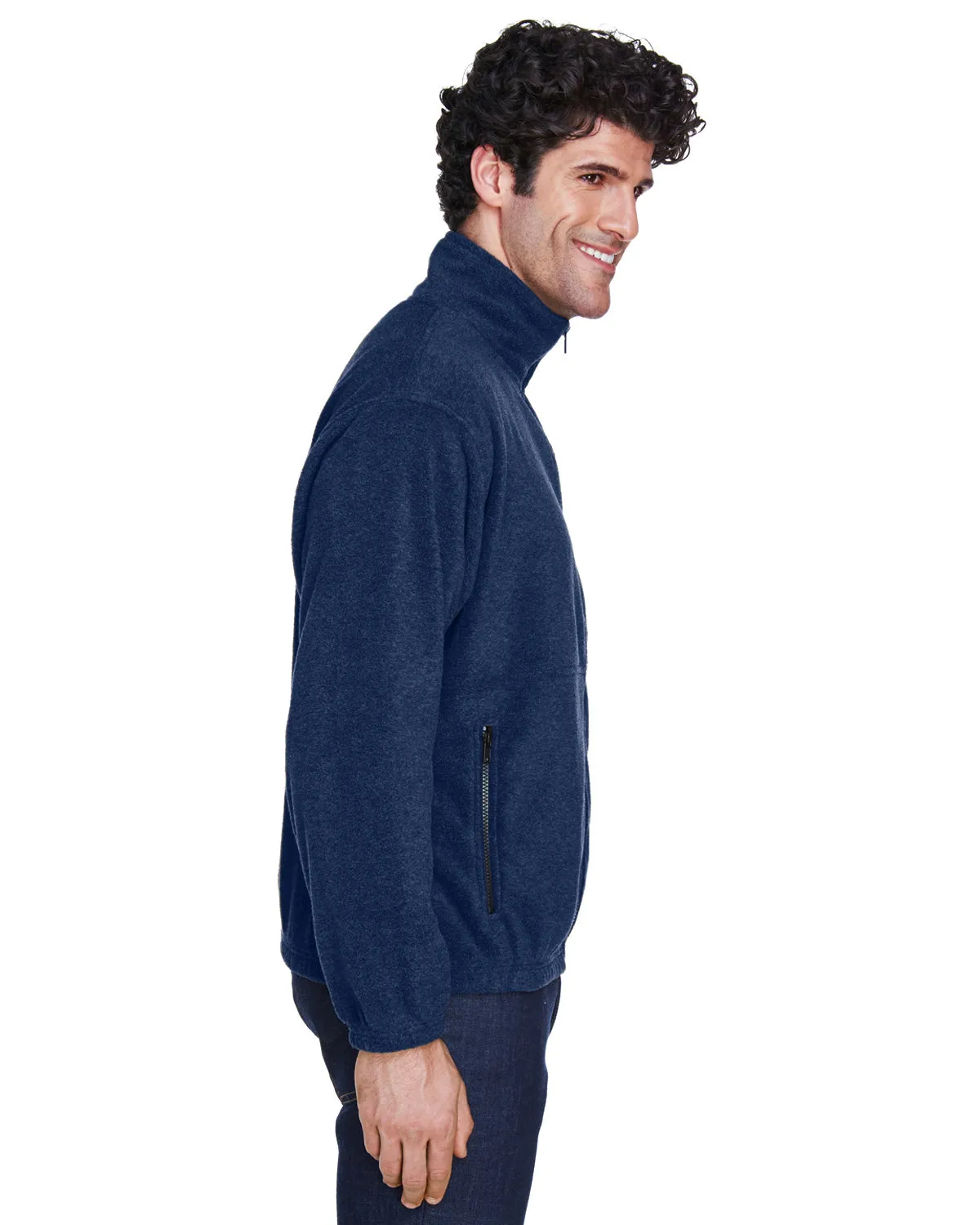 8485 UltraClub® Polyester Adult Iceberg Fleece Full-Zip Jacket SKU: 8485