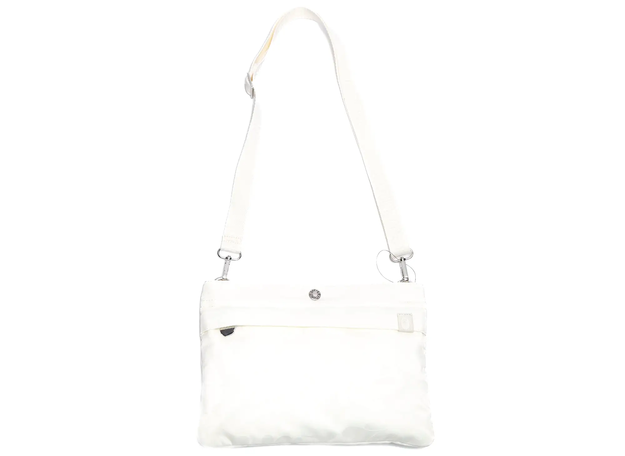 A Bathing Ape Tonal Solid Camo Shoulder Bag in Ivory