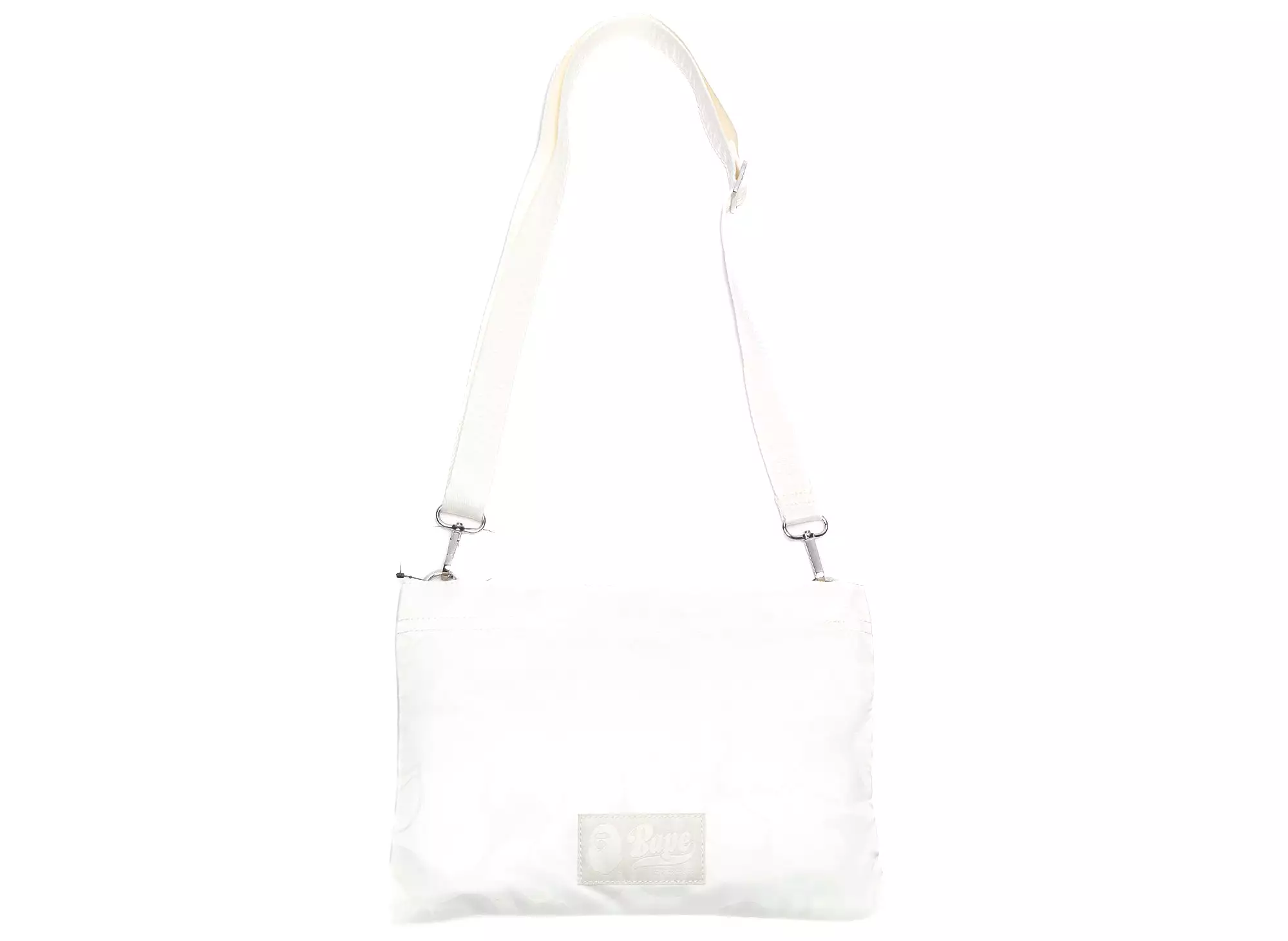 A Bathing Ape Tonal Solid Camo Shoulder Bag in Ivory