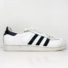 Adidas Mens Superstar C77124 White Casual Shoes Sneakers Size 11