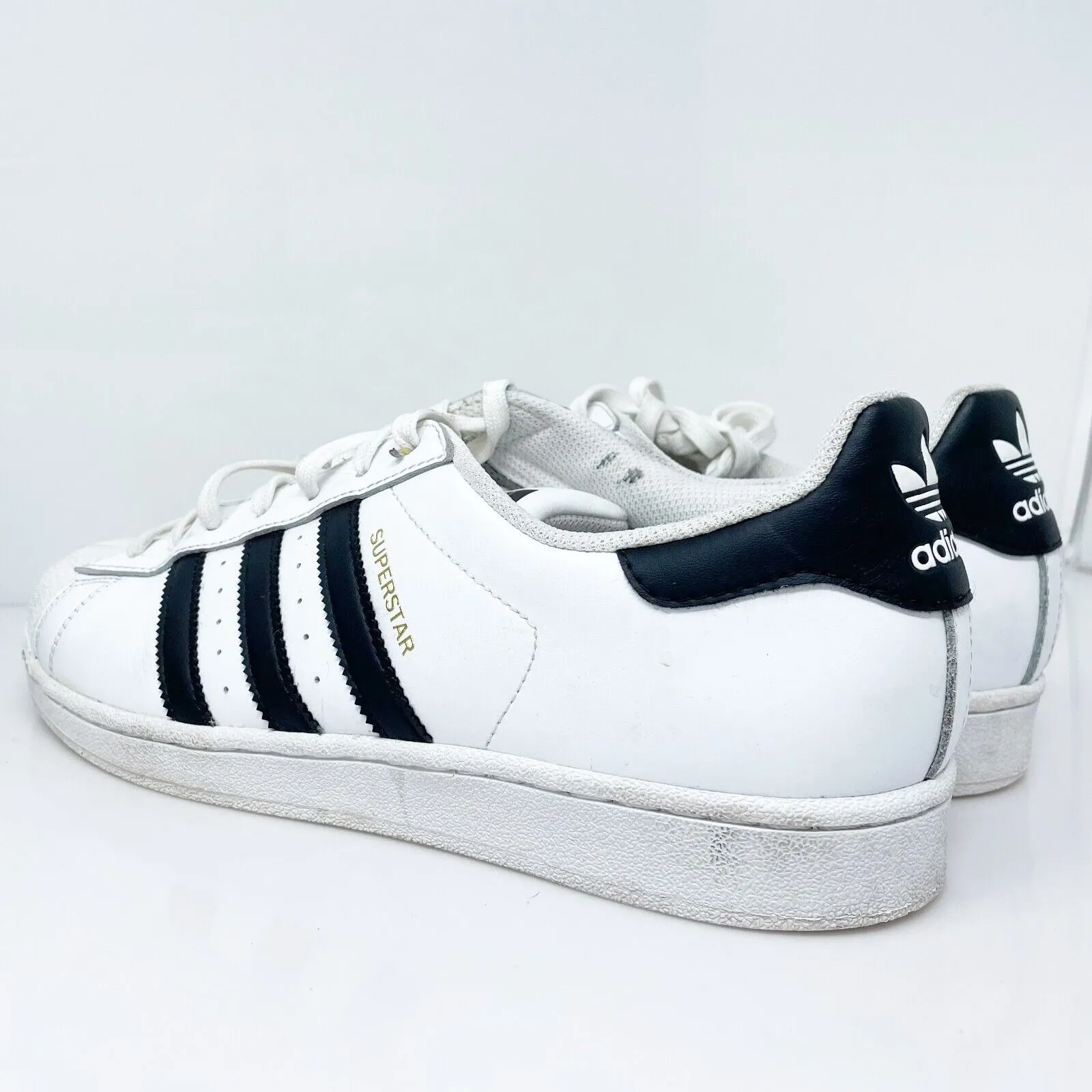 Adidas Mens Superstar C77124 White Casual Shoes Sneakers Size 11