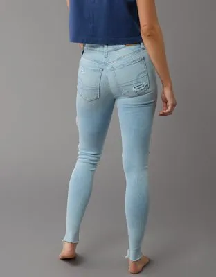 AE Next Level High-Waisted Ripped Jegging-