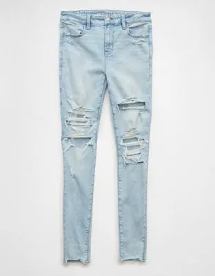 AE Next Level High-Waisted Ripped Jegging-