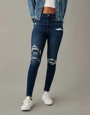 AE Next Level Ripped Super High-Waisted Jegging-