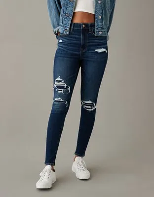 AE Next Level Ripped Super High-Waisted Jegging-