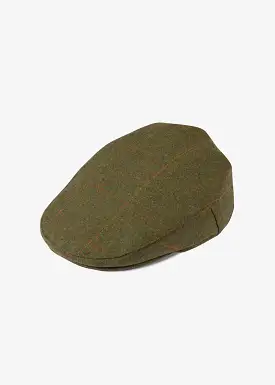 Alan Paine Combrook Waterproof Tweed Flat Cap