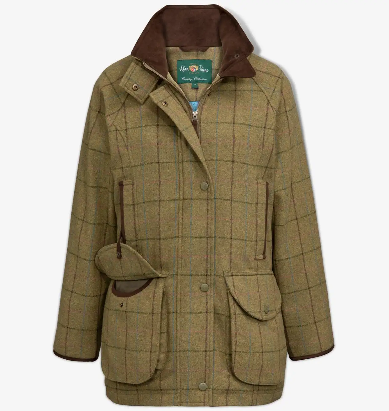 Alan Paine Women's Combrook Waterproof Tweed Coat