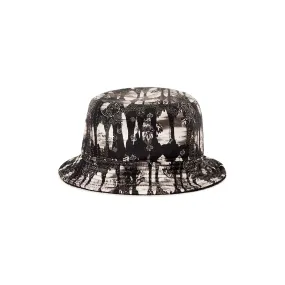 AMIRI BANDANA REVERSIBLE BUCKET HAT - BLACK