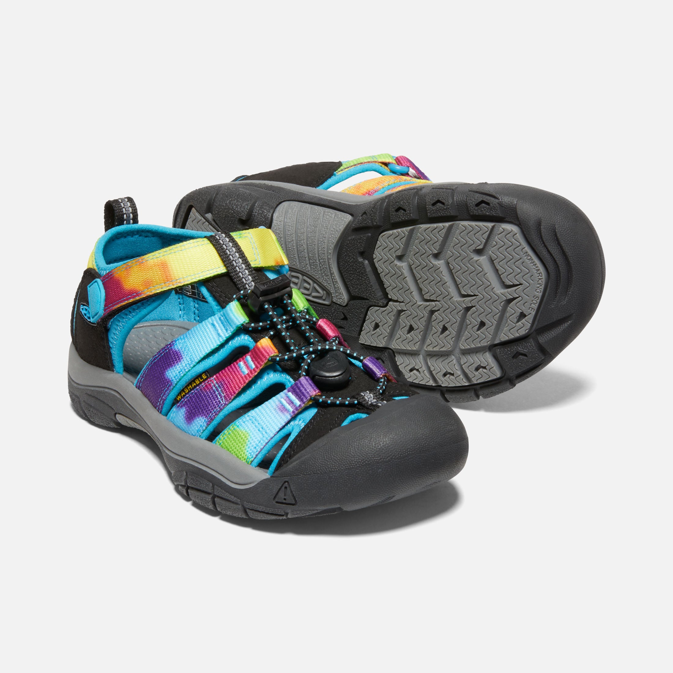 Big Kids’ Newport H2 - Rainbow Tie Dye