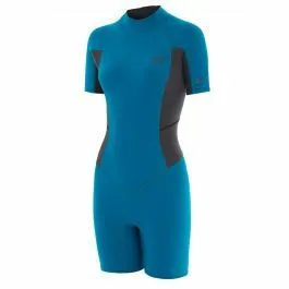 Billabong Launch 2MM Back Zip Shorty Wetsuit Blue