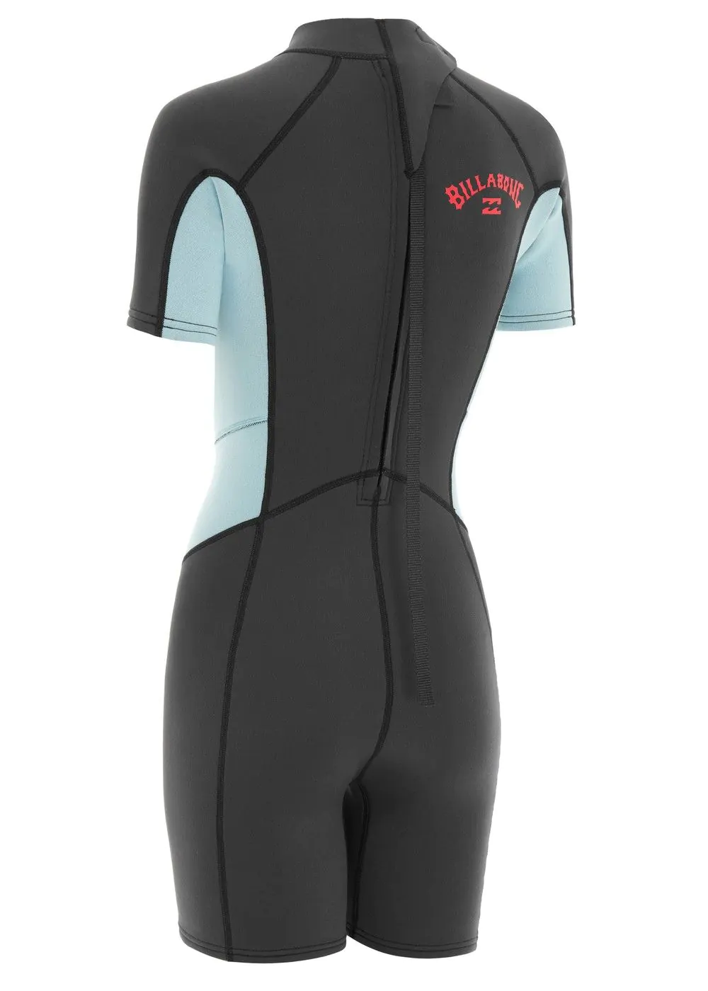 Billabong Launch 2MM Back Zip Shorty Wetsuit Grey