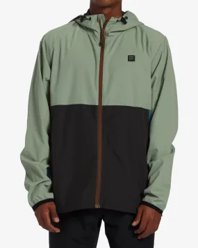 Billabong Transport Windbreaker Jacket-Sage