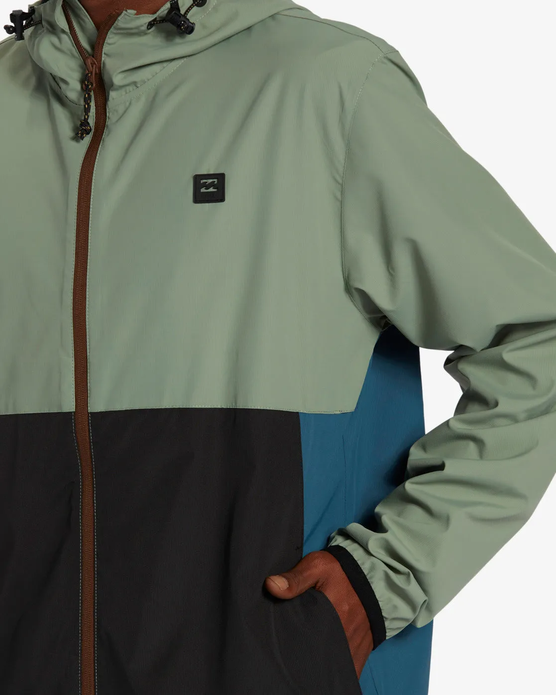 Billabong Transport Windbreaker Jacket-Sage