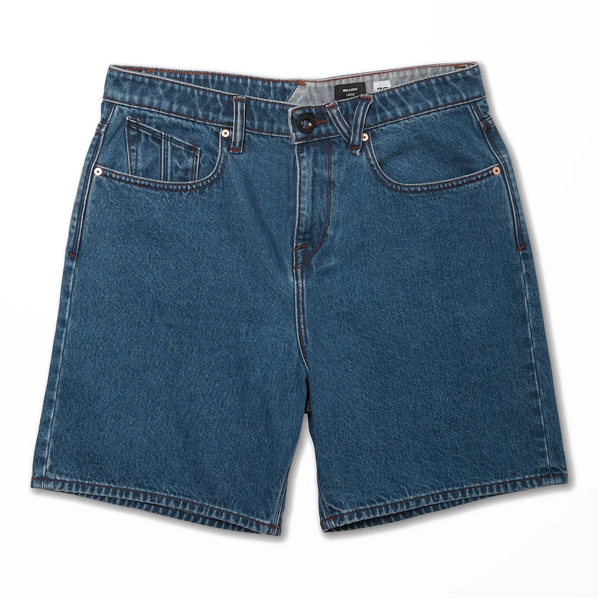 BILLOW DENIM SHORT INDIGO RIDGE WASH