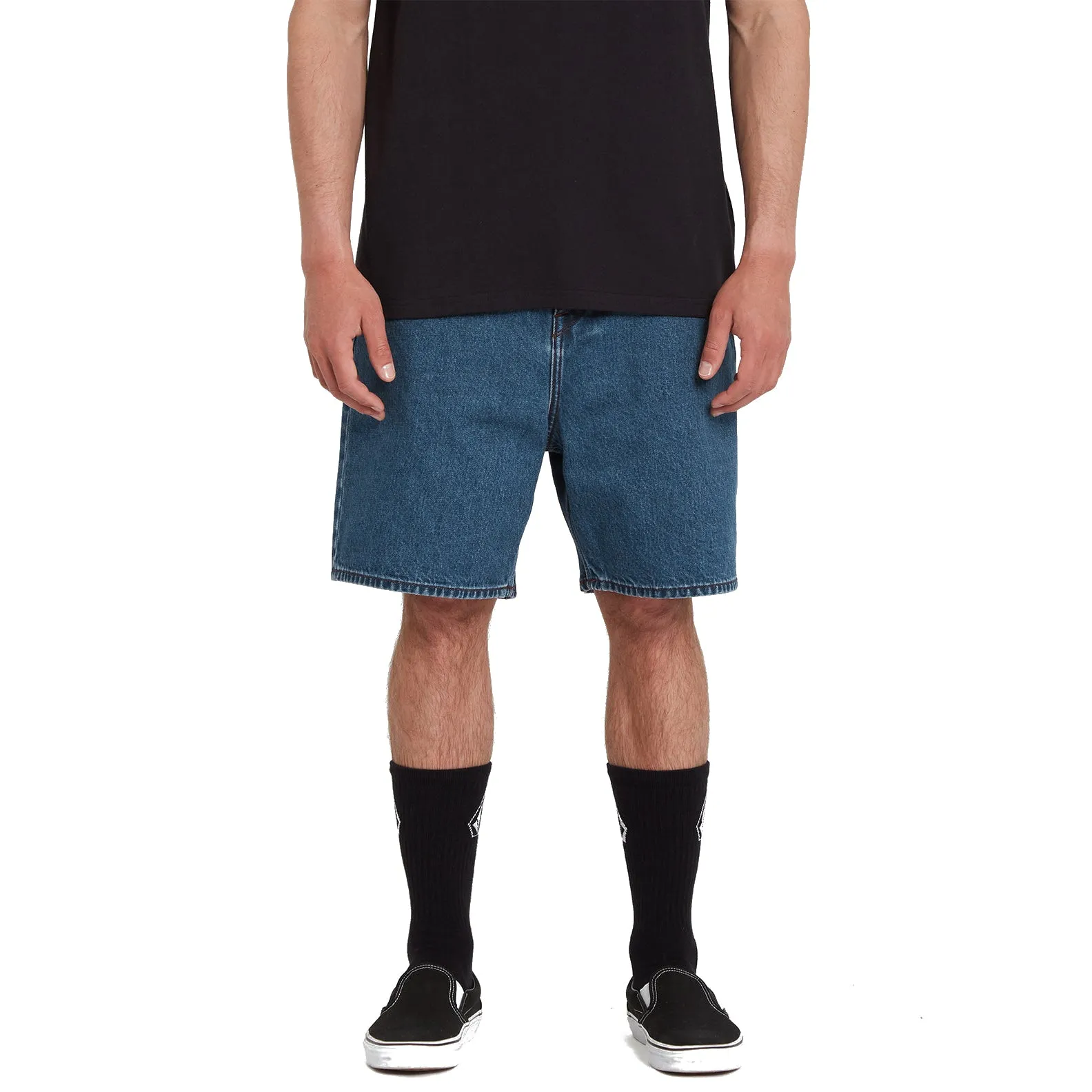 BILLOW DENIM SHORT INDIGO RIDGE WASH