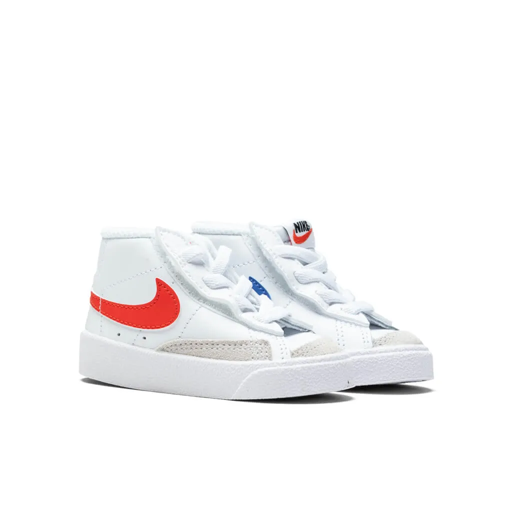 Blazer Mid '77 (TD) - White/Habanero Red/Medium Blue