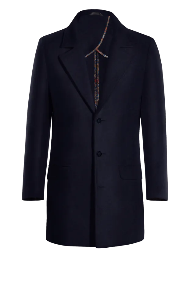 Blue Unlined Coat