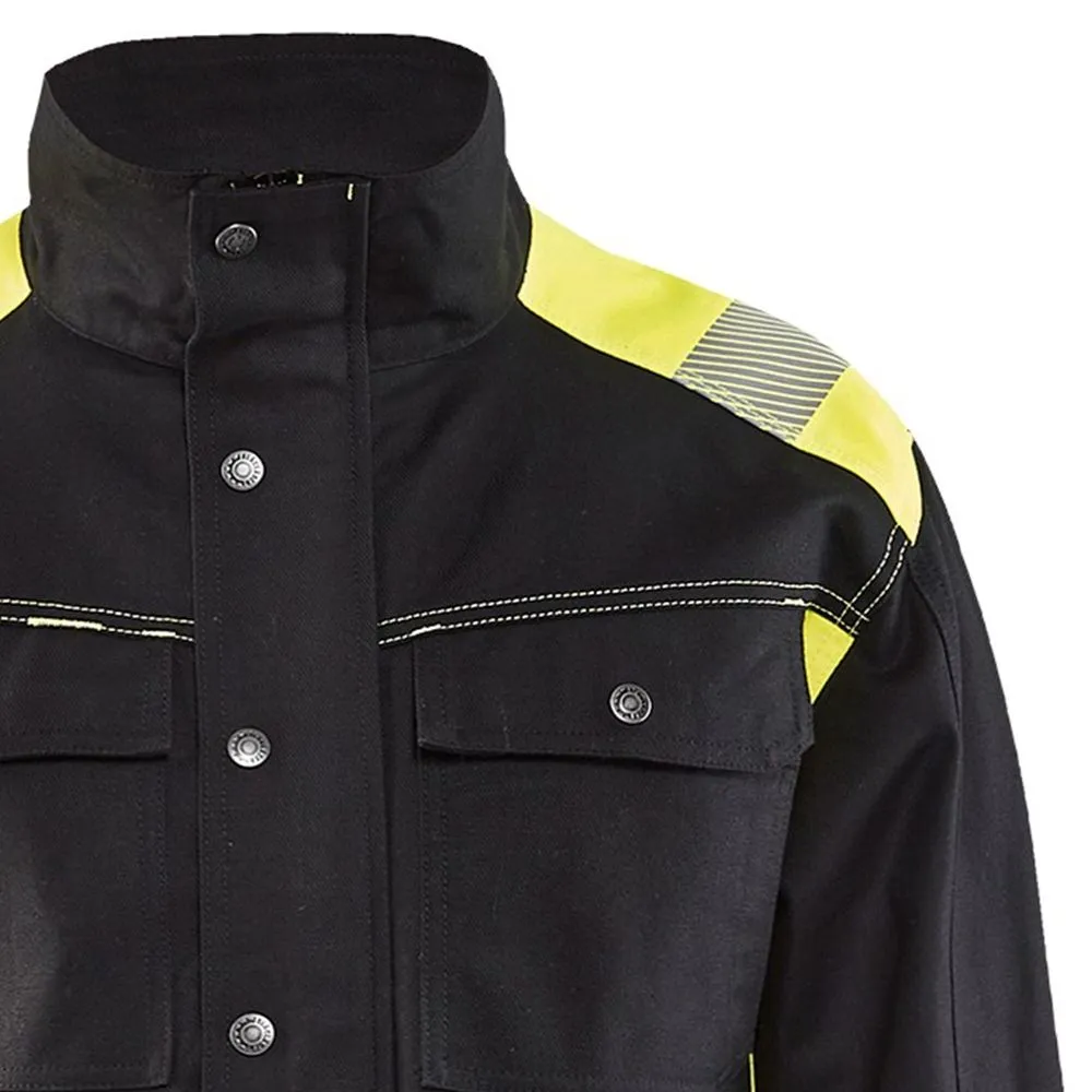 Blåkläder 4095-1370 Craftsman Jacket - Black/High Vis Yellow