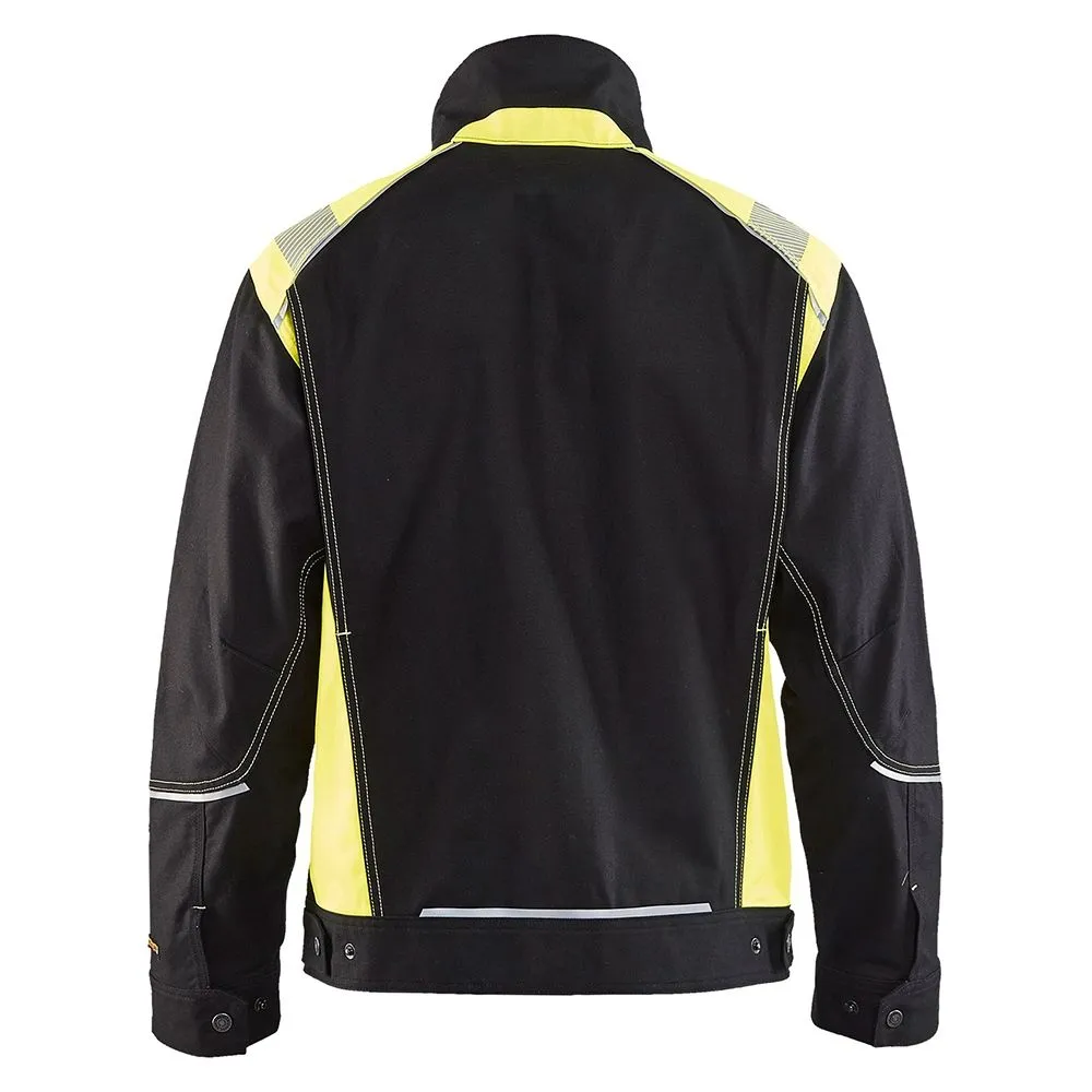 Blåkläder 4095-1370 Craftsman Jacket - Black/High Vis Yellow