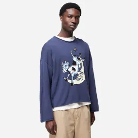 Brain Dead Cropped Diddle Sweater