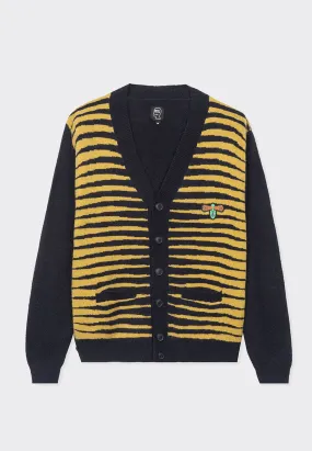 Brain Eyes Cardigan - black