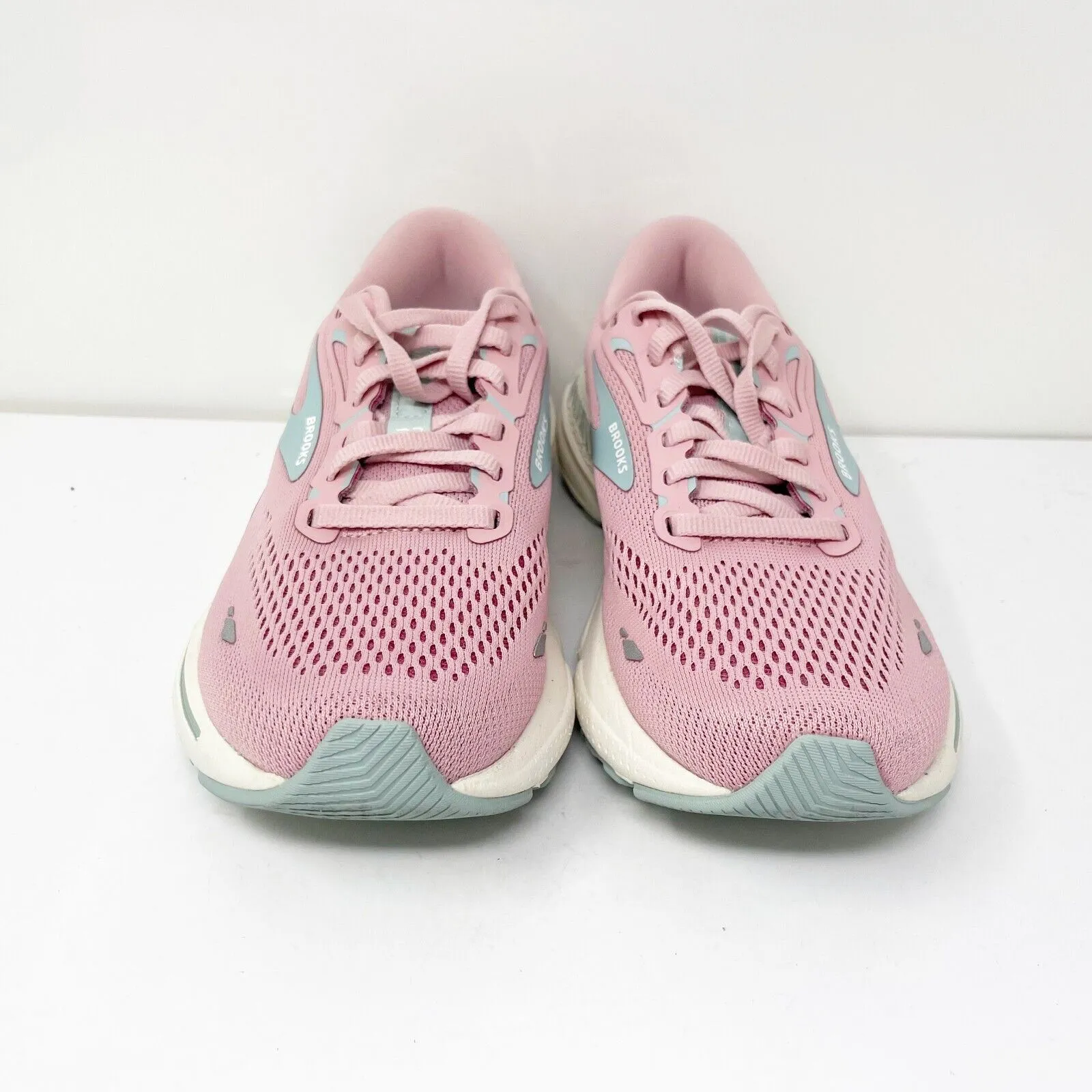 Brooks Womens Adrenaline GTS 23 1203811B667 Pink Running Shoes Sneakers Size 7 B