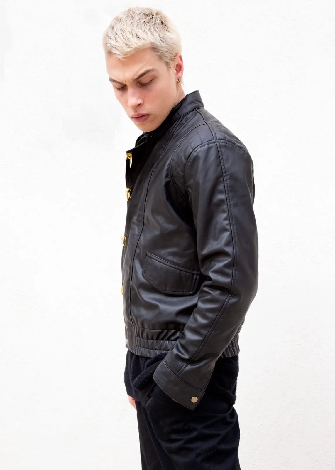 Buy Mens Akira Kaneda Black Leather Motorcycle Jacket | LucaJackets