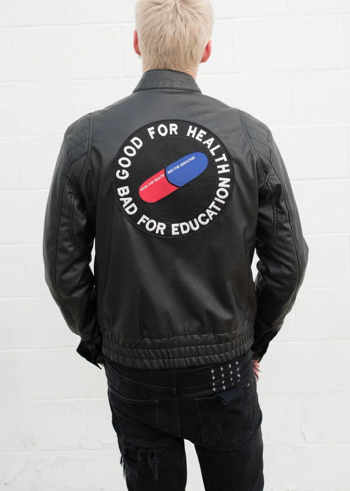 Buy Mens Akira Kaneda Black Leather Motorcycle Jacket | LucaJackets