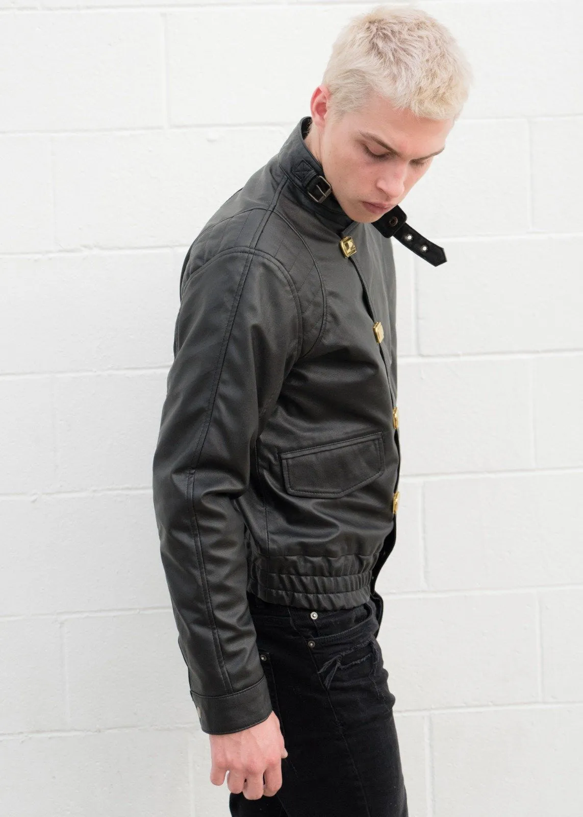 Buy Mens Akira Kaneda Black Leather Motorcycle Jacket | LucaJackets