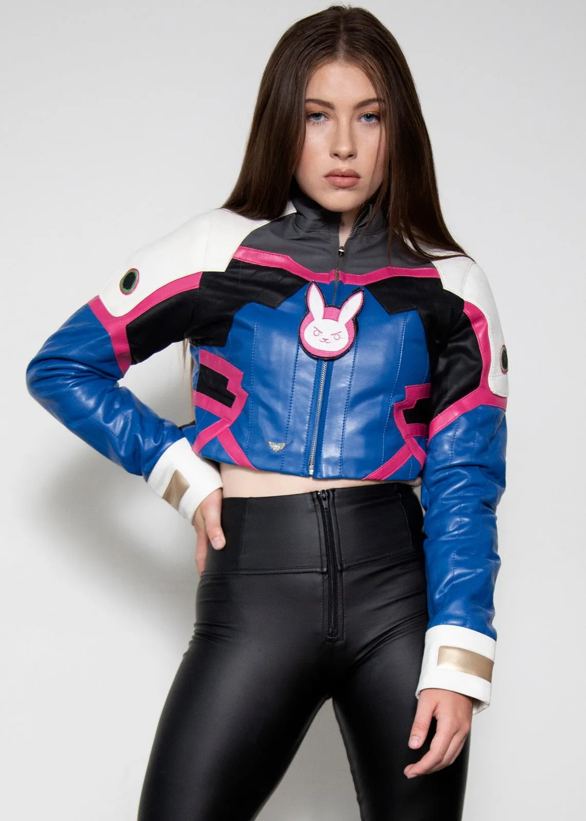 Buy Womens D.VA Crop-Top Leather Jacket