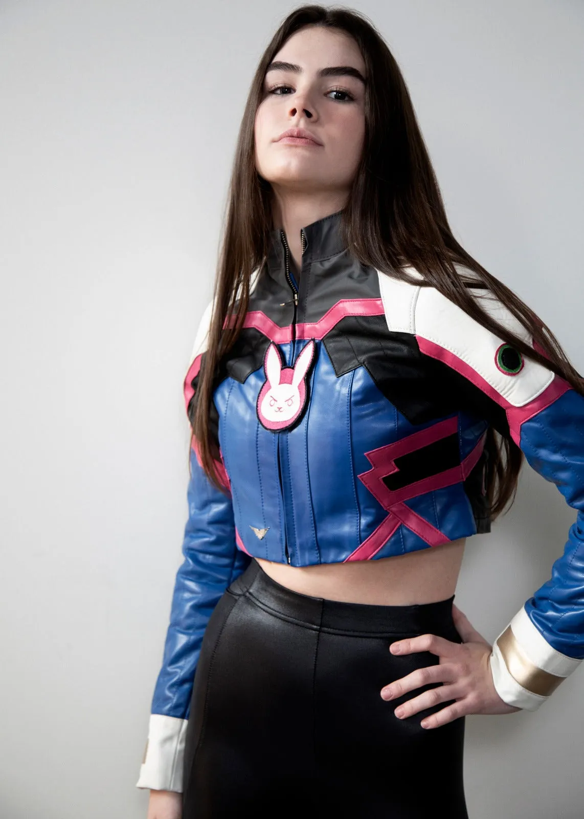 Buy Womens D.VA Crop-Top Leather Jacket