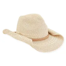 Cameron Paper Braid Hat in Ivory