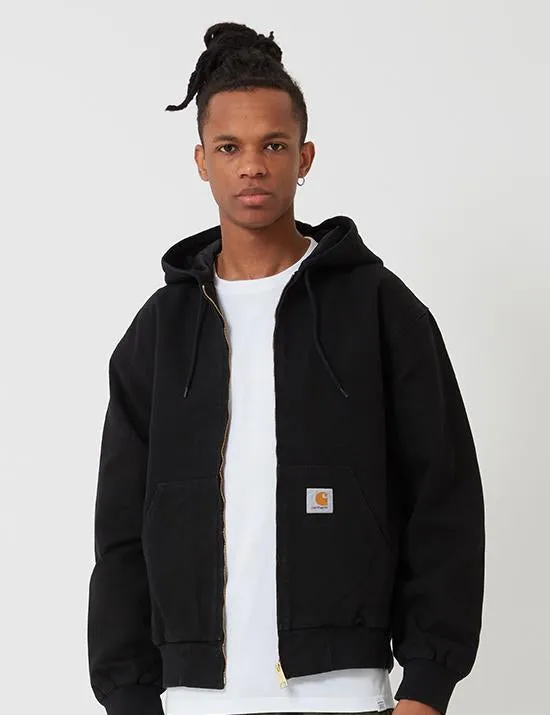 Carhartt-WIP Active Jacket - Black Rinsed