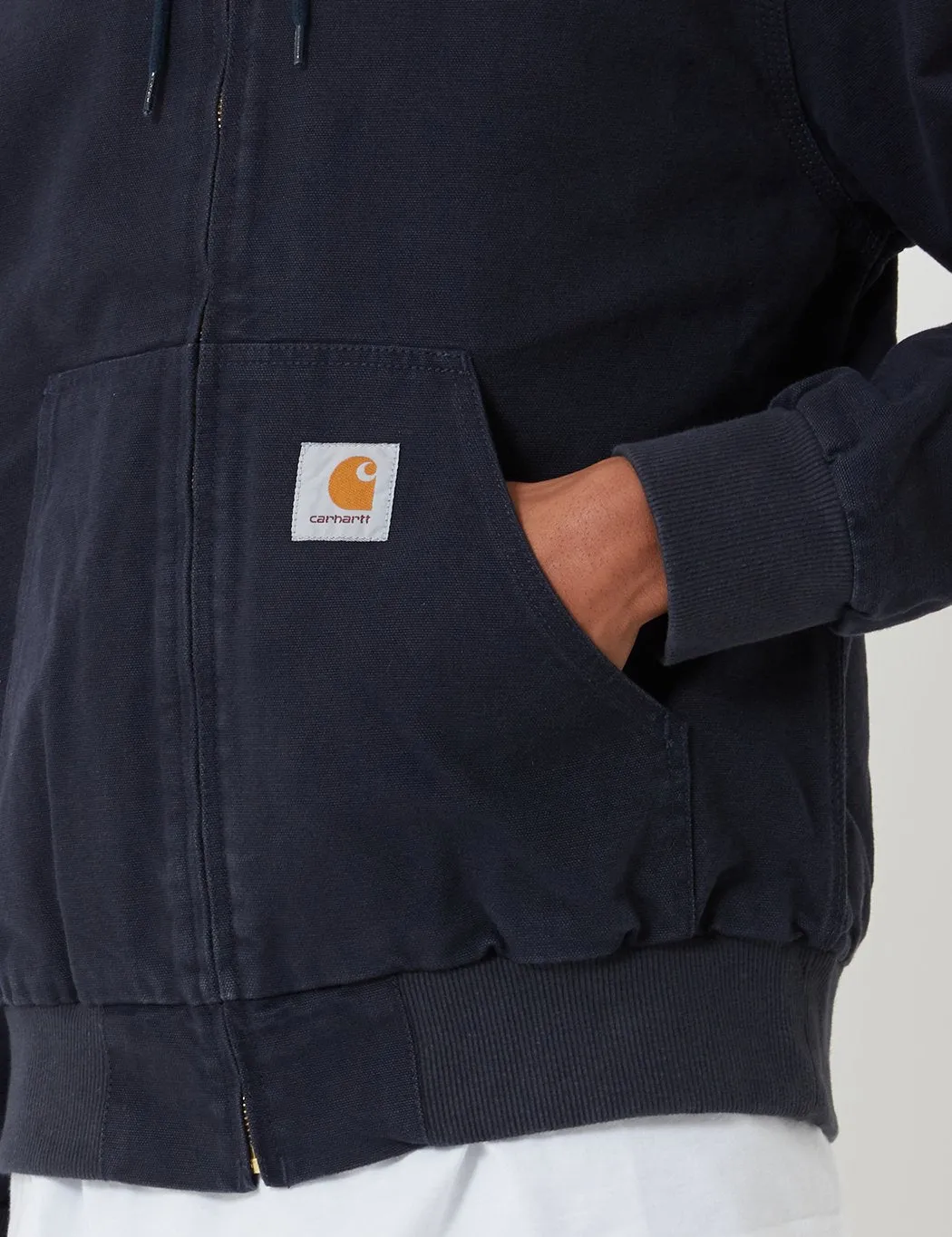 Carhartt-WIP Active Jacket - Dark Navy Blue Rinsed