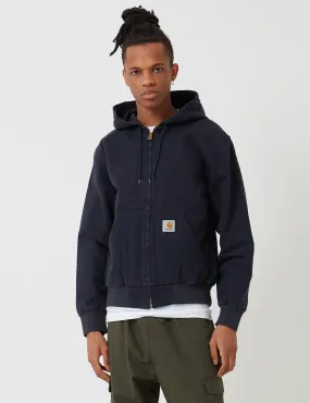 Carhartt-WIP Active Jacket - Dark Navy Blue Rinsed