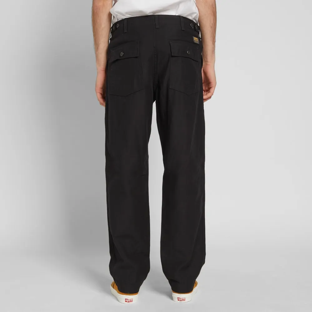 Carhartt WIP Fatigue PantBlack Rinsed