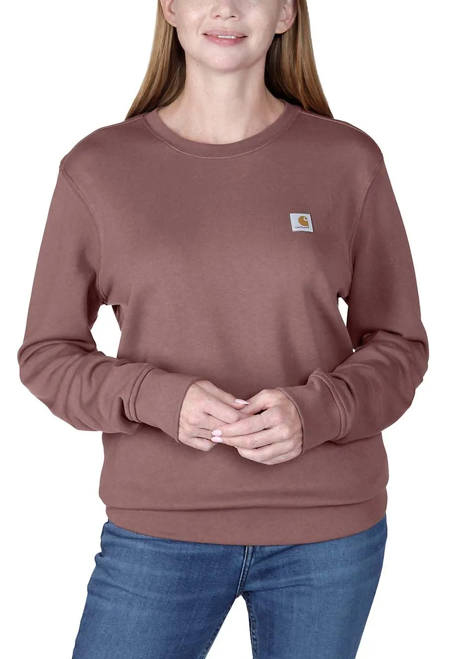 Carhartt Sweater Crewneck French Terry Women 106179 - Apple