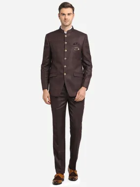 Chocolate Brown Jodhpuri Suit | JadeBlue