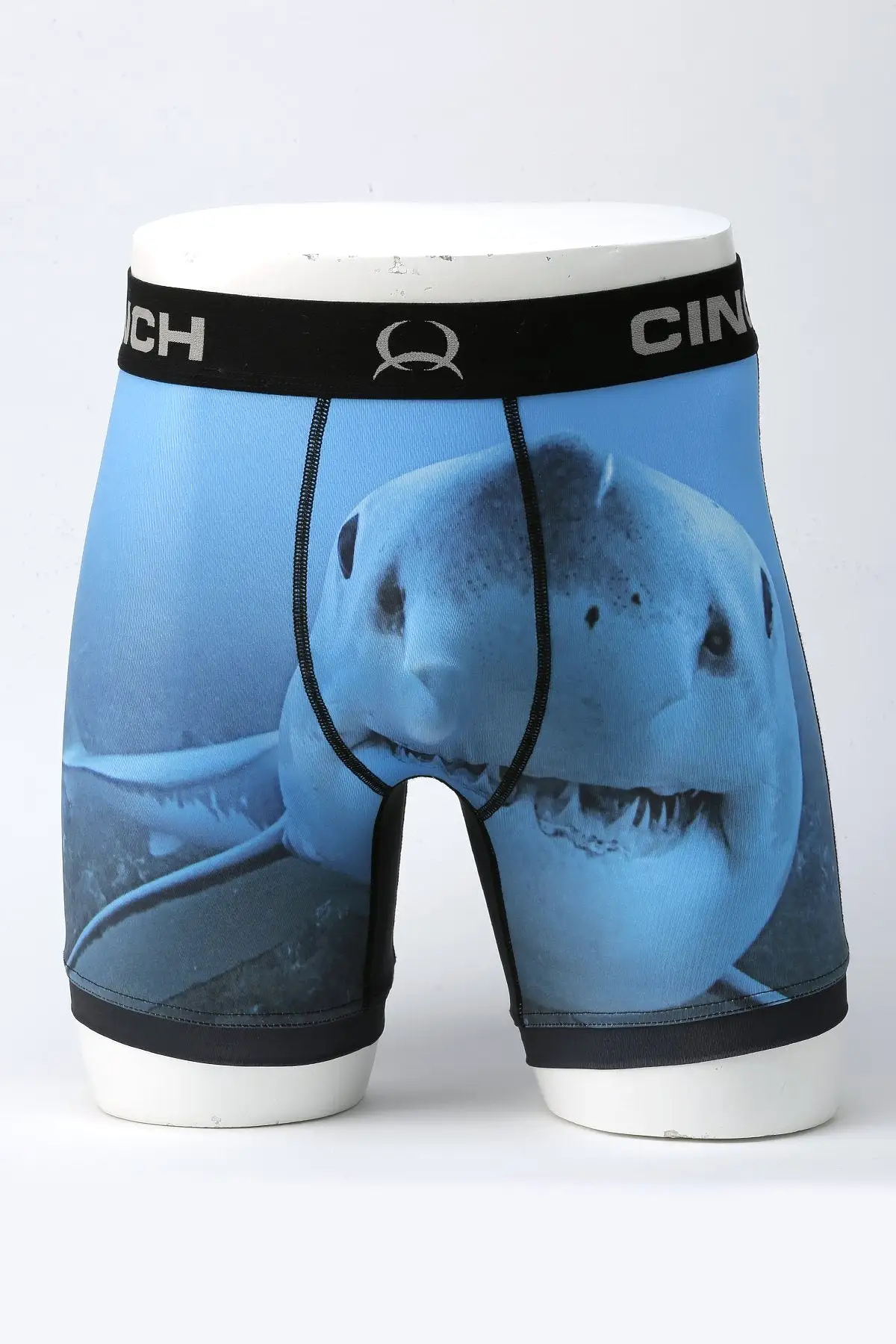 'Cinch' Men's 6 Shark Boxer Briefs - Multi