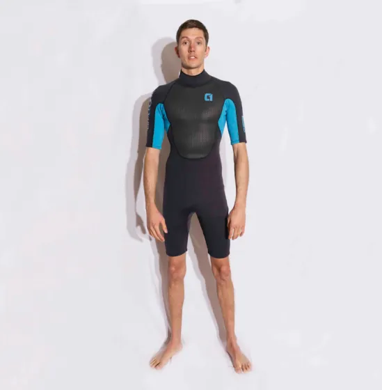 Circle One Faze 3/2mm Mens Summer Shorty Wetsuit 2024 - Blue