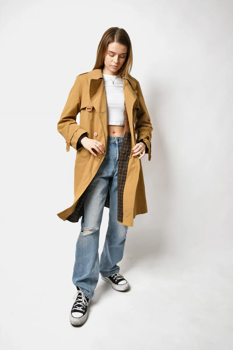 Classic vintage trench coat