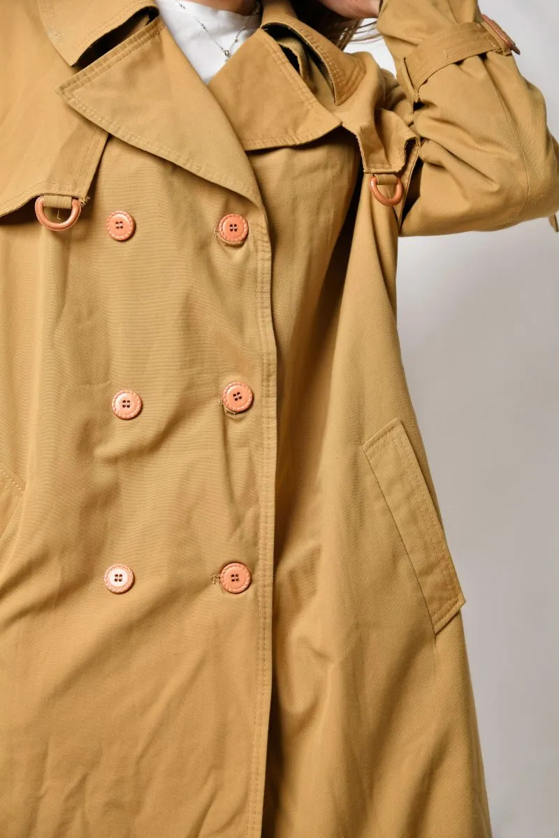 Classic vintage trench coat