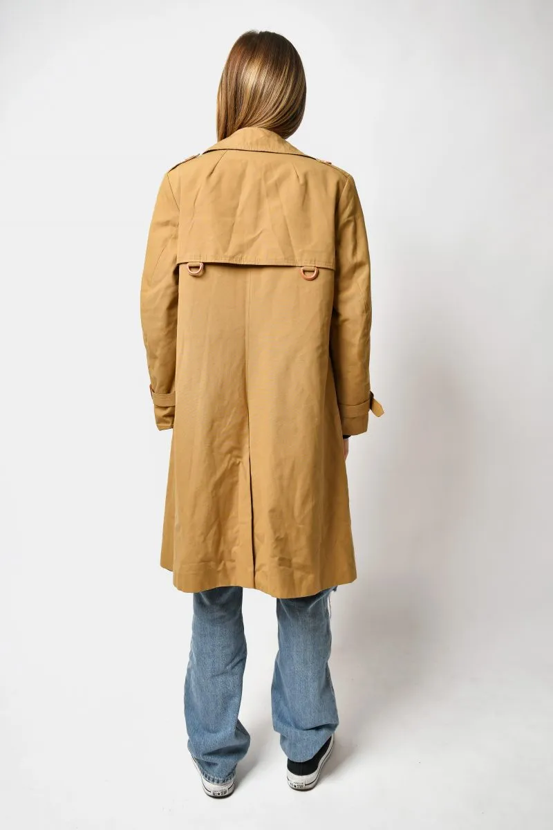 Classic vintage trench coat