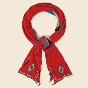 Compressed Wool Scarf ORTEGA Blanket - Red