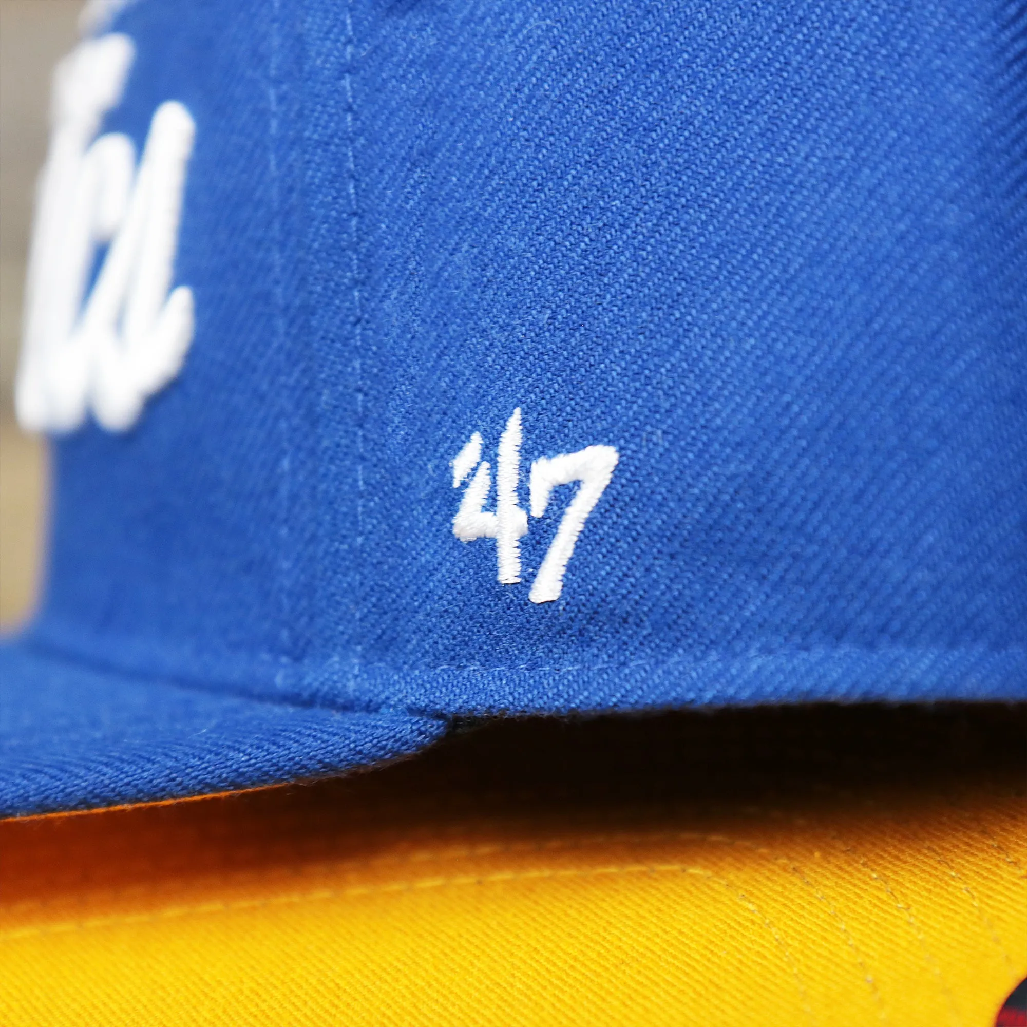 Cooperstown Philadelphia Athletics Wordmark Retro Athletics Side Patch Snapback | Royal Blue Snapback