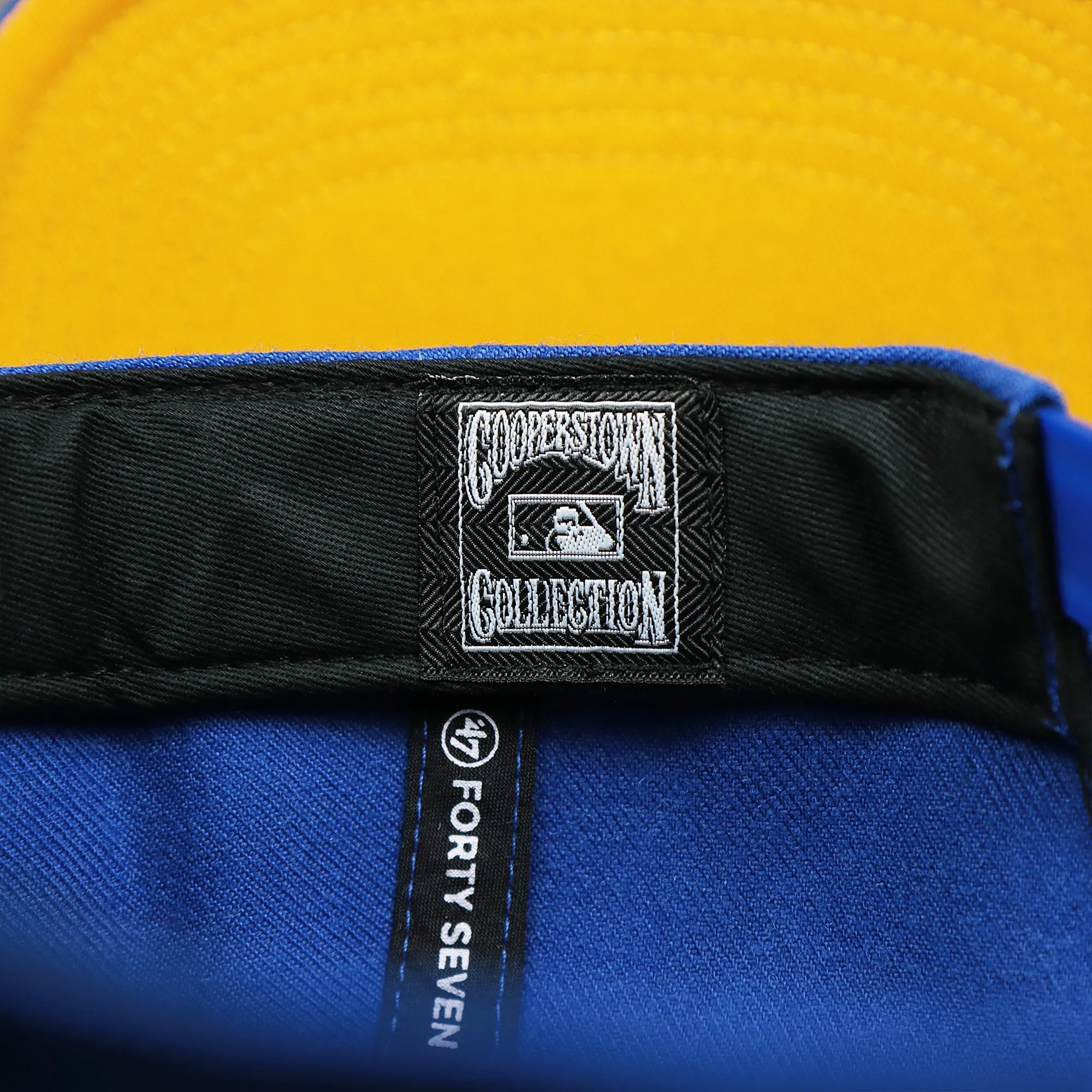 Cooperstown Philadelphia Athletics Wordmark Retro Athletics Side Patch Snapback | Royal Blue Snapback