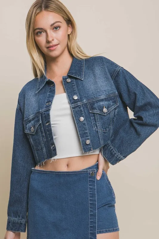 Crop Denim Jacket