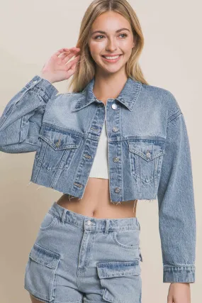 Crop Denim Jacket