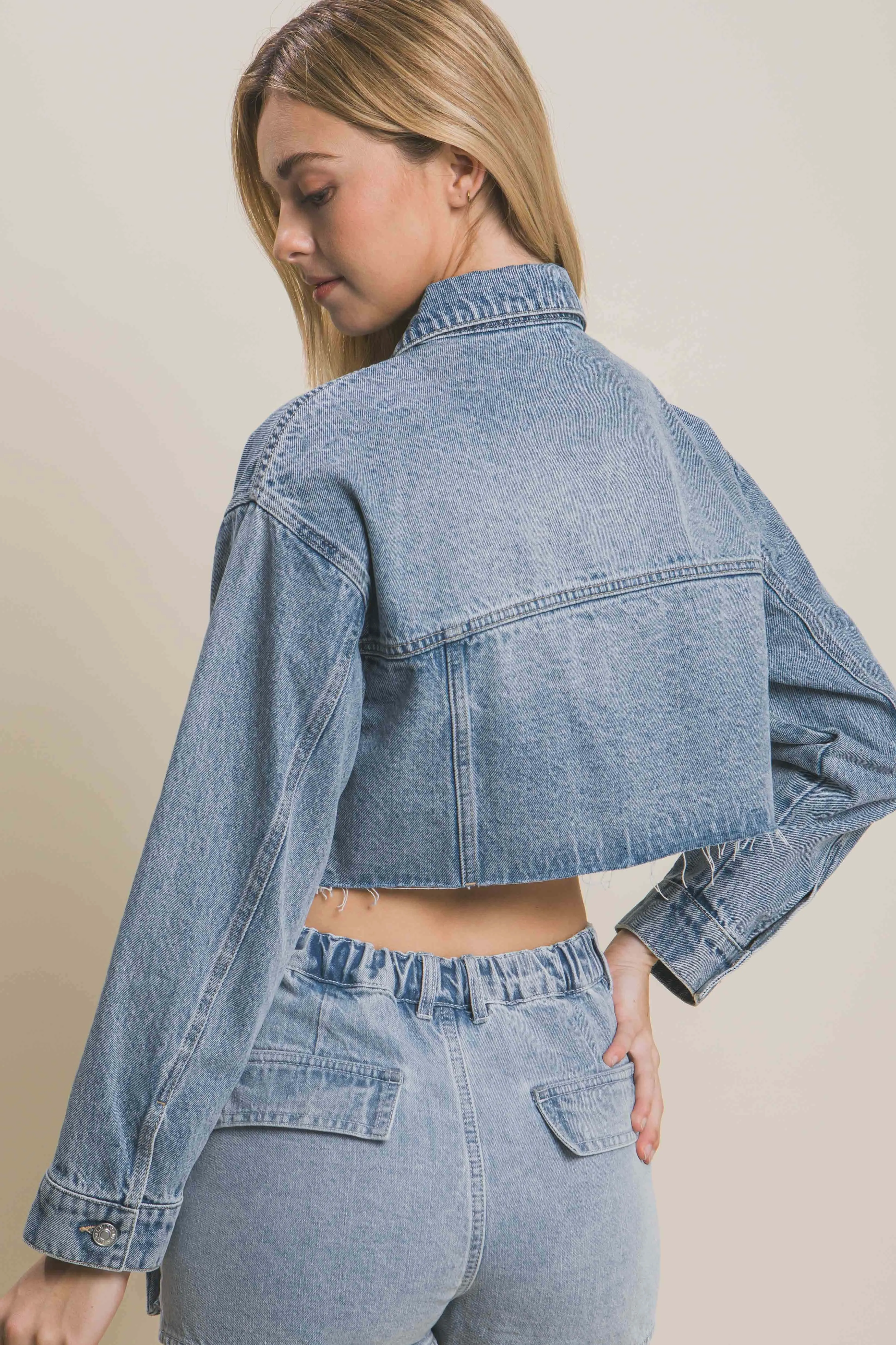 Crop Denim Jacket