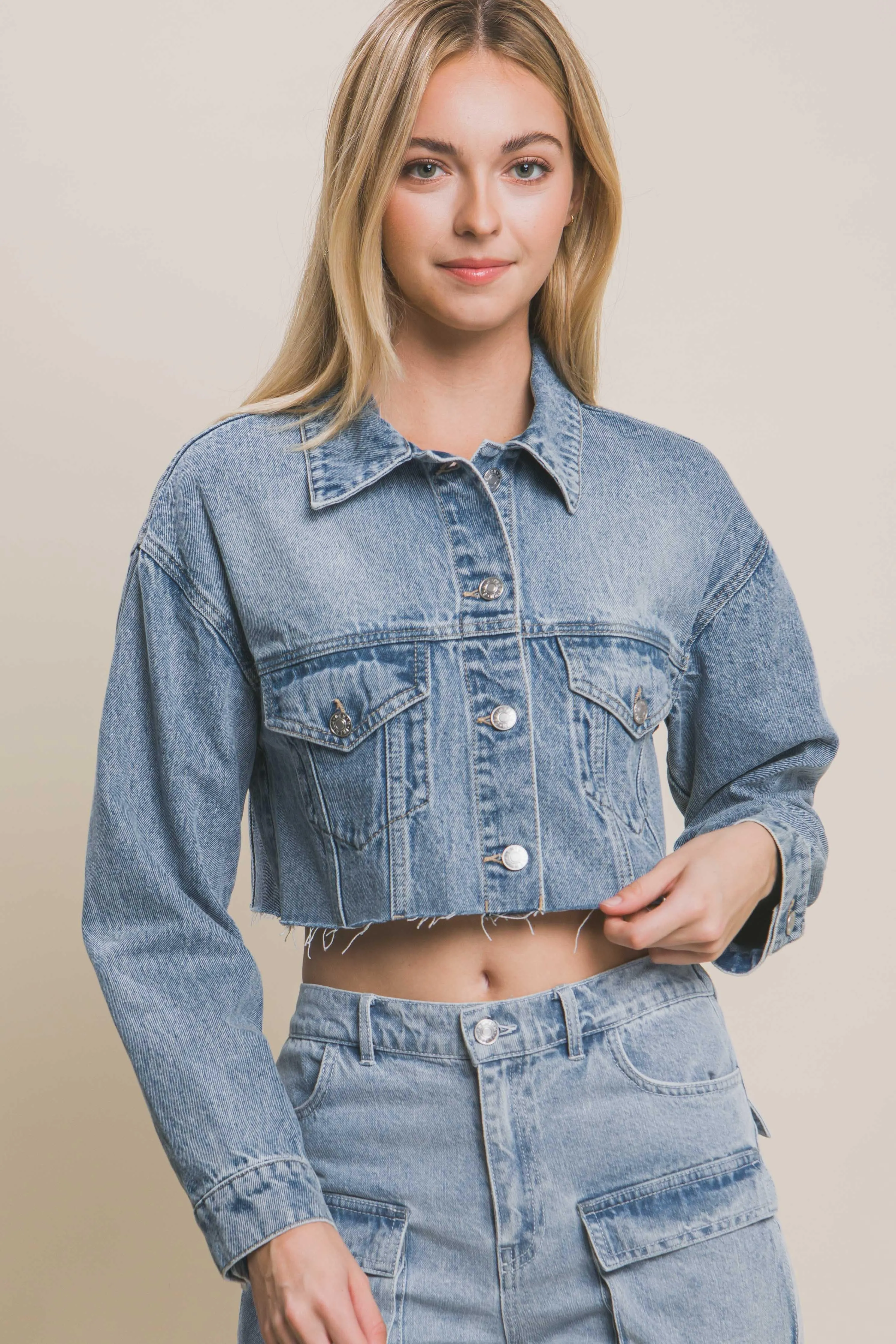 Crop Denim Jacket